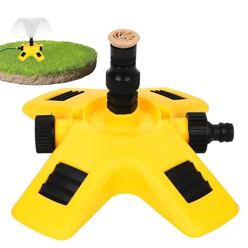 Aspersores para Césped Y Jardín - 360° con 3 Niveles Ajustables Y Ahorro En Agua - Rociador Automático para Césped y Patio | para Exterior Plantas Invernadero Paisaje Parque Jardinería Limpieza