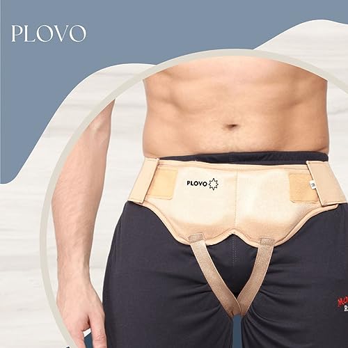 Faja para Hernia Inguinal Mediana Ajustable Beige miniatura 3
