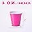 HAOZAN 100ct 2oz. Mini Pink Shot Cups, Disposable and Small Size Perfect for Party, Tastings, Sample and More
