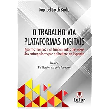 Capa do livro O Trabalho Via Plataformas Digitais