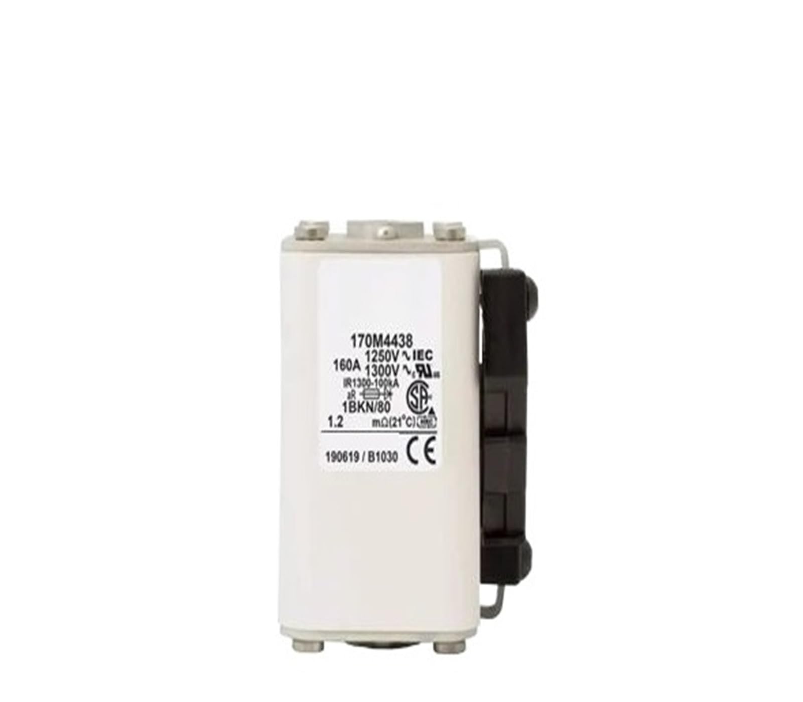 Fusible 170M4445 pour protection redresseur et variateur de vitesse triphasé