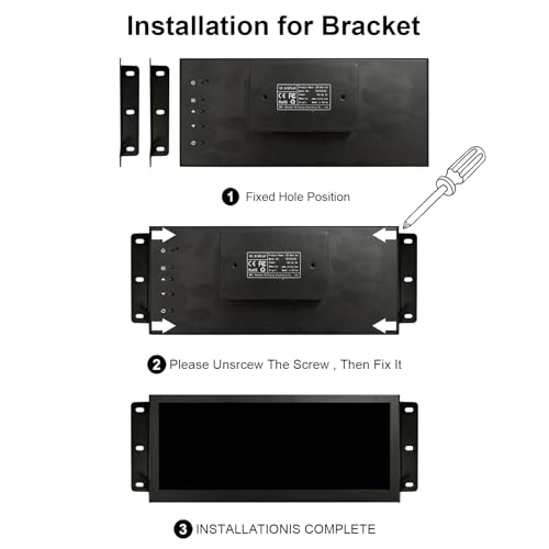Image of VSDISPLAY 10.3 inch 1920x720 LCD Monitor with USB H /D Video Input | Stretched Bar Display,850 Nits High Brightness,for PC Computer Laptop Secondary Screen