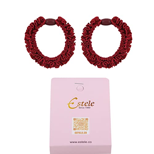 Plain Rubber Bands for Women/Girls (2-Pack)