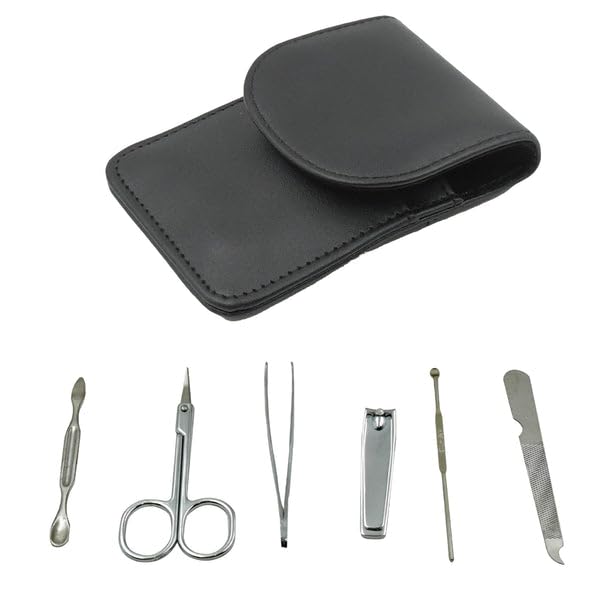 6-in-1 Nail Care Kit: Clippers, Scissors & More (Travel or Home)-image-42