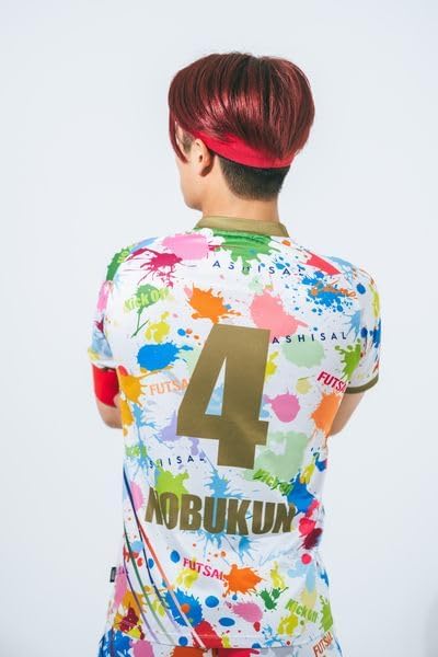 あしざるFC] ユニフォームシャツ 背番号4番 NOBUKUN(のぶくん) あし