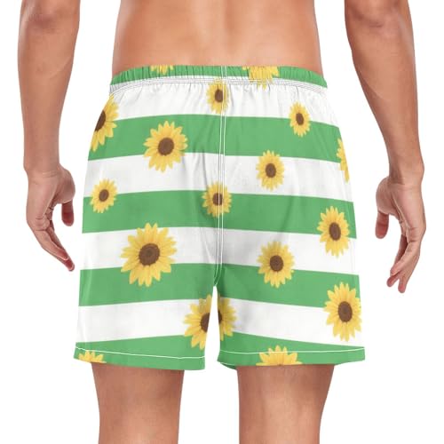 Mens Swimsuit Trunks Men's 2 Layer Inseam Board Shorts with Liner Quick Dry S2