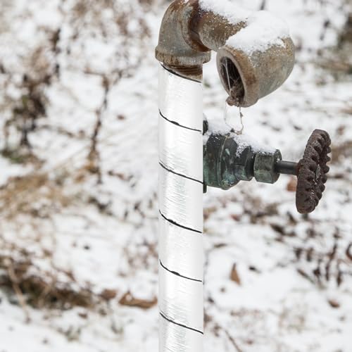 Nivofu Isolierung Kanal, Isolierung zum Wickeln, Rohrisolierung zum Wickeln, Isolierung Heizungsrohre Wickeln, Rohrumwicklung, Rohrisolierungsfolie, Isolierband mit Schaumstoff für Rohrschutz