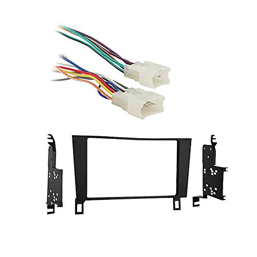 Metra Double DIN Dash Kit with Harness Fits Lexus LS400 1990-1992 Black