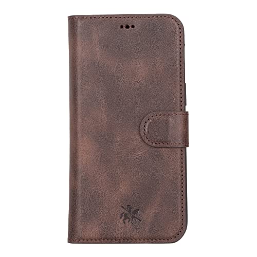 Venito Ravenna Slim Magic Leather Wallet Case For Iphone 14 Pro Max Case Detachable Iphone Wallet For Iphone 14 Pro Max (6.7") (Coffee Brown) #TOP6