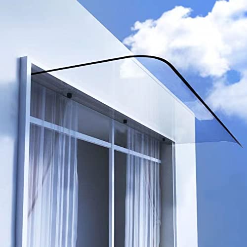 Auvent de patio extérieur et abri de jardin transparent pour entrée de maison