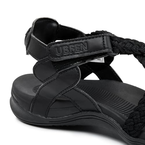 UBFEN Womens Hiking Sandal Sport Sandal Outdoor Comfortable with Adjustable Straps3