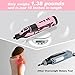 WORKPRO Pink 12V Cordless Rotary Tool Kit, 5 Variable Speeds, Powerful Engraver, Sander, Polisher, 114 Easy Change Accessories, Craft Tool for Handmade and DIY - Pink Ribbon
