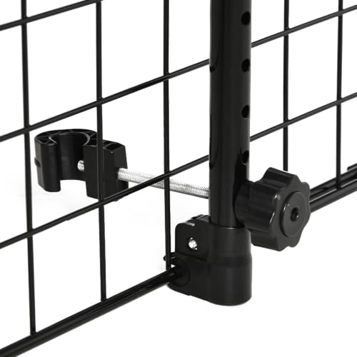 Miniatura 6 de Pawhut Barrera Protectora De Coche Para Perros 91-152x30 Cm Negro