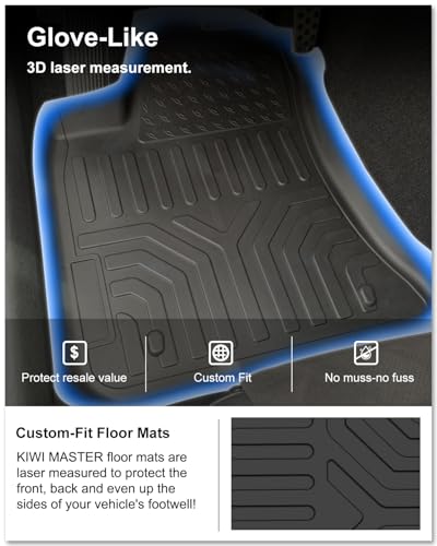 Image of Kiwi Master Floor Mats for 2011-2023 Dodge Charger RWD /Chrysler 300 RWD