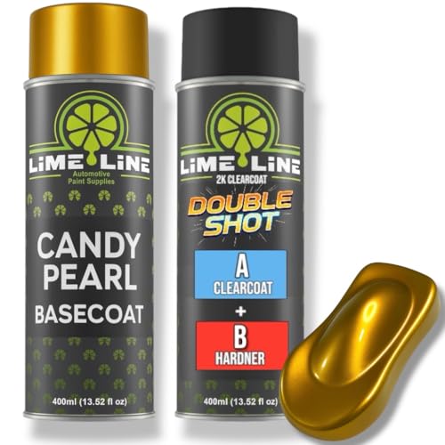 LiME LiNE Candy Pearl Basecoat Aerosol Kit Butterscotch Gold