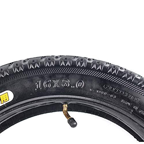 Pneumatico Interno Ed Esterno 16X3.0 per Pneumatico per Moto da Bicicletta Elettrica, Dimensioni Bici Elettrica