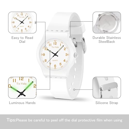 Kids Watch for Girls Boys,50M Waterproof Accurate Timekeeping Children Learning Time Easy to Read Student Sports Outdoor Analog Watches for Kids Toddlers Ages 5-123