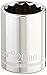 Crescent 1/2" Drive 12 Point Standard Metric Socket 20mm - CDS80N