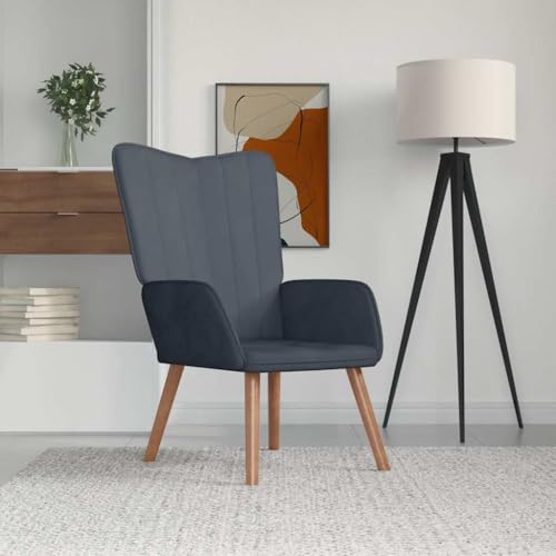 SKM Sillón de Relax de tercio Gris Oscuro,Mobiliario,Sillas,Sillones,Gris,8 kg,327656