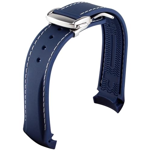 Bracelet de montre en silicone 20mm pour sport et bureau