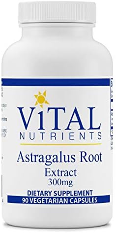 Vital Nutrients - Astragalus Root Extract - Vegan Formula - Herbal Support for The Immune System - 90 Vegetarian Capsules per Bottle - 300 mg