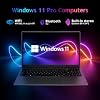 16 Inch Laptop Computer - AMD Ryzen 3 3250U Processor (2C/4T,2.6-3.5GHz), 19201200 FHD IPS Display, 16GB RAM 512GB SSD, 1MP Webcam, Fingerprint, Backlit Keyboard, Laptops for Business Student, Gray