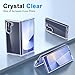 for Samsung Galaxy Z Fold 7 Case Clear,Galaxy Z Fold7 Phone Cases, Ultra Slim Shockproof TPU Bumper Hard PC Cover for Samsung z 7 Fold 2025 - Crystal Clear
