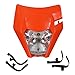 Price comparison product image JFG RACING Dirt Bike Headlight Motorcycle Head Light Fairing Mask Day Running Light For 2017 EXC250 SX250 SXF250 EXC450 SX350 SXF450 EXC525 640LC4 Dirt Bike Motocross Enduro Supermoto-Orange