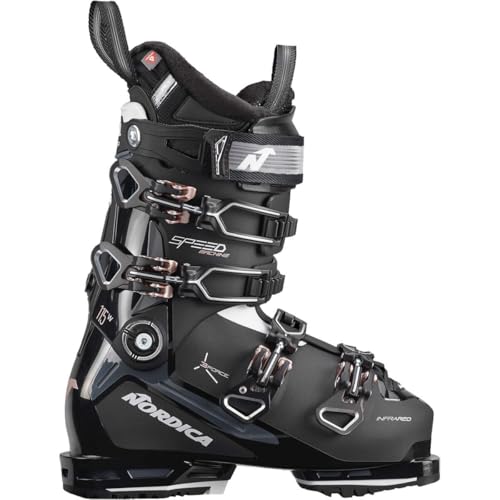 Nordica Speedmachine 3 115 Ski Boot - 2024 - Women's, Black/Anthracite/Rose, 22.5