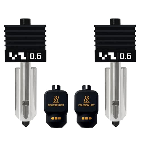 H2S/H2D �R���{/P2S �z�b�g�G���h�L�b�g 0.6mm �d���X�`�[���m�Y�� - 3D�v�����^�[�p Bambu H2D/A1/A1 �~�j���o�@ �z�b�g�G���h/�v�����g�w�b�h �V���R���\�b�N�X�t�� �q�[�g�u���[�N�g�ݗ��ăq�[�g�V���N�ƃq�[�g�u���b�N