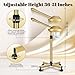 Facial Steamer Professional with More Steam for Deep Cleansing and Hydration, Steamer for Facial with Time Setting, Face Steamer Adjustable Height for Beauty, Spa and Home Use, Gold