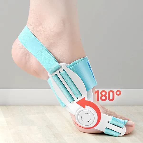 Xeerabdi Bunion Corrector for Men & Women | Orthopedic Toe Straightener with Adjustable Knob | Medical Grade Splint for Pain Relief and Foot Alignment | Fits Both Feet 3
