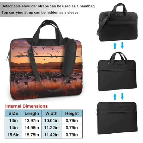 Housse antichoc pour ordinateur portable Bosque del Apache protégeant des chutes quotidiennes - 4