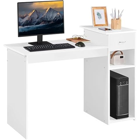 Yaheetech Compact Study Computer Desk Cover