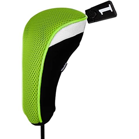 Andux Golf 460cc Driver Head Covers Green Cover
