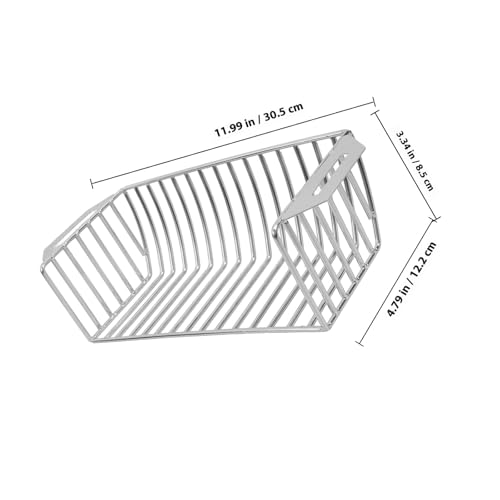 Grille de gouttière en acier inoxydable durable pour balcons