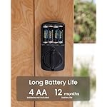 DESLOC B200 Fingerprint Smart Door Lock, Keyless Entry Door Lock, App Control, Smart Locks for Front Door, Smart Deadbolt Lock, Touchscreen Keypad, Emergency Power Port, 12 Months Battery, IP54 - Image 5