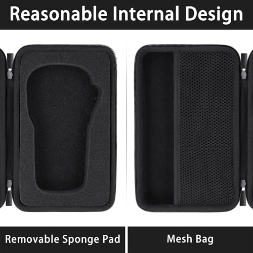 co2CREA Hart Reiseschutzhülle Etui Tasche für Dymo LabelManager 160 / LabelManager 280 Tragbares Beschriftungsgerät, Nur Tasche