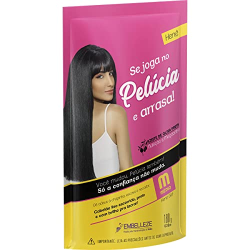 Embelleze Henê Pelúcia Médio Pouch 180G