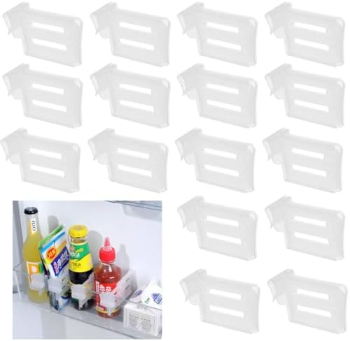 Organizador de Frigorífico, 16 Pcs Divisores para Frigorífico, Or...