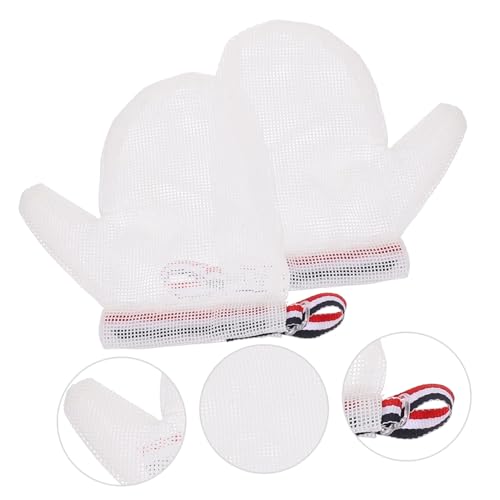 1pair Finger Sucking Stop Gloves Comfortable Biting Protector for Boy Girl Skin-Friendly Random for Thumbs and Fingers4