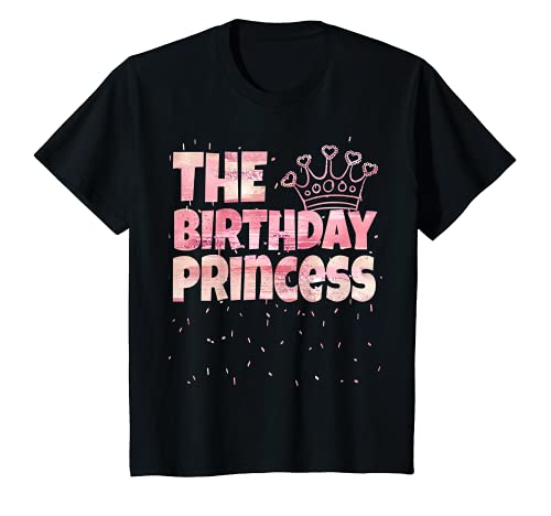 Niños Camiseta gráfica de cumpleaños para niñas y fiestas de cumpleaños Camiseta