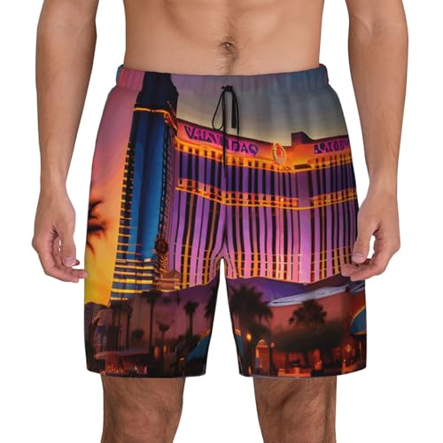 Short de bain homme Las Vegas Sunset idéal pour le beach-volley et les apéros d'été