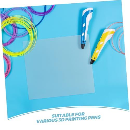 Tablero de dibujo 3D reutilizable de PVC claro para trazos estables y limpios con lápiz 3D 8
