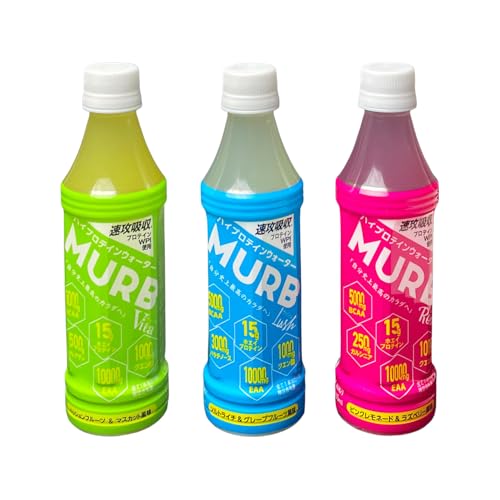 MURB - 3種24本セット そのまま飲めるプロテインドリンク【350ml 3種×8