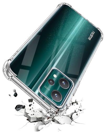 Image of Jkobi Back Cover for Realme 9 Pro (Shockproof Crystal Clear Anti Yellow Case | Drop & Camera Protection | Hard Polycarbonate)
