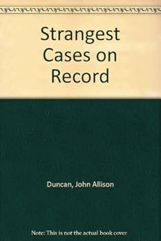 Hardcover The Strangest Cases on Record Book