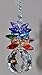 Chakra Crystal Suncatcher,Hanging Prism,Window Ornament,Healing Color Therapy,Crystal Ball