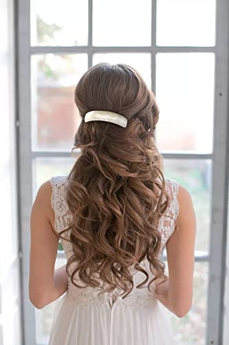 12 pinzas grandes retro para cabello estilo francés miniatura 3