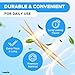 Caffeinated Flavored Toothpicks for Energy & Focus | Sugar-Free Energy Toothpicks with Vitamin B12 & L-Theanine | Kosher, Vegan, 20 Count (Strawberry Ice 3 Pack)